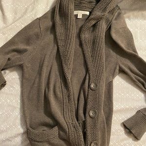 Brown cardigan